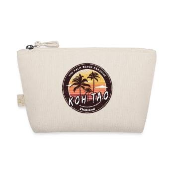 Koh Tao Thailand Vintage Design - Organic Pouch - nature - Front