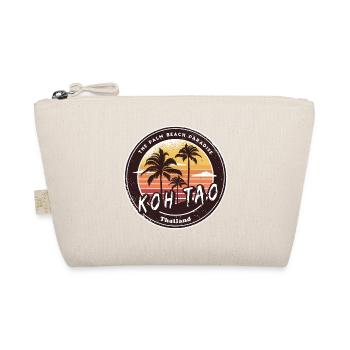 Koh Tao Thailand Vintage Design - Organic Pouch - nature - Front