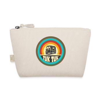 Tuk Tuk Thailand Vintage Design - Organic Pouch - nature - Front