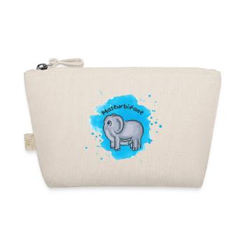Masturbifant – The Cheeky Elephant - Organic Pouch - nature - Front