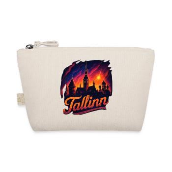 Tallinn Capital Estonia Baltic Gift - Organic Pouch - nature - Front