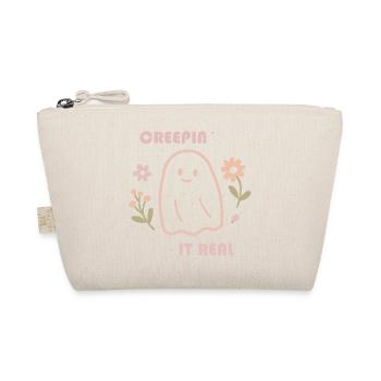 Süßes Geist Design – Creepin' It Real Retro Look - Bio-Täschchen - Natur - Vorne