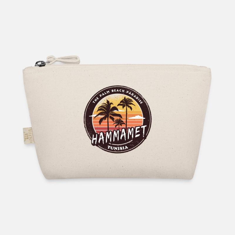 Hammamet Palmiers Vintage Design Trousse biologique