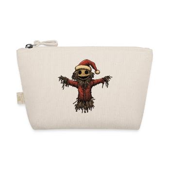 Funny Christmas Scarecrow - Organic Pouch - nature - Front