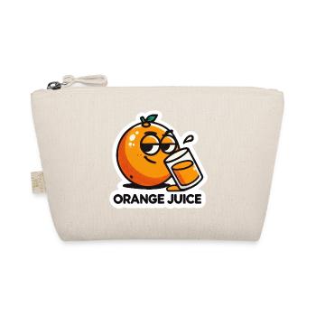 "Orange Juice" Fun Cartoon Citrus Drink - Organic Pouch - nature - Front