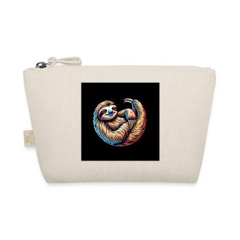 Stay cool always with the calm funny sloth - Organic Pouch - nature - Front