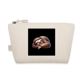 Stay cool always with the calm funny sloth - Organic Pouch - nature - Front