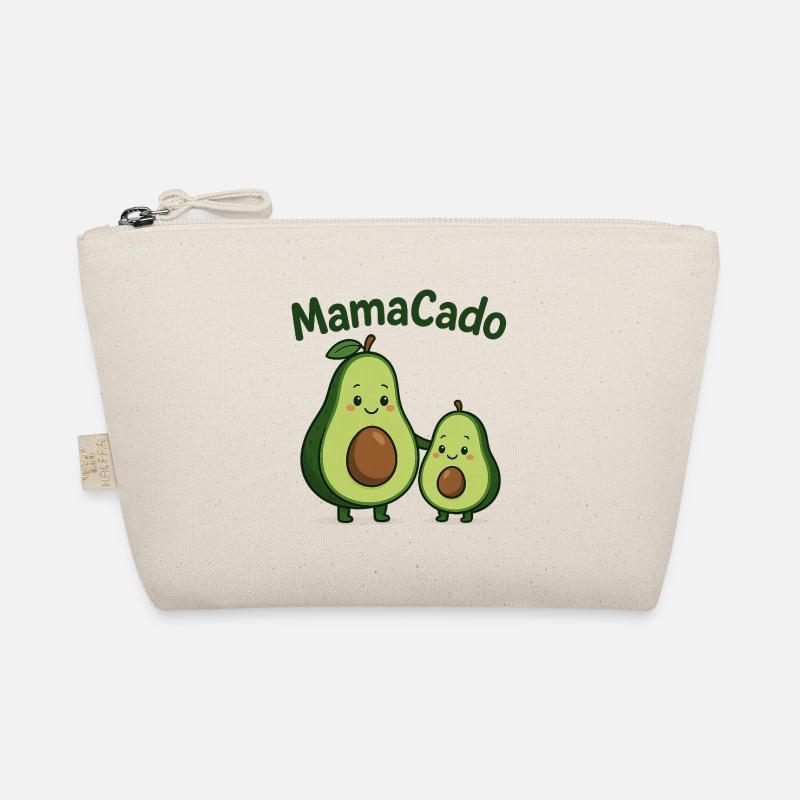 MamaCado – Avocado mit Herz - Bio-Täschchen - Natur