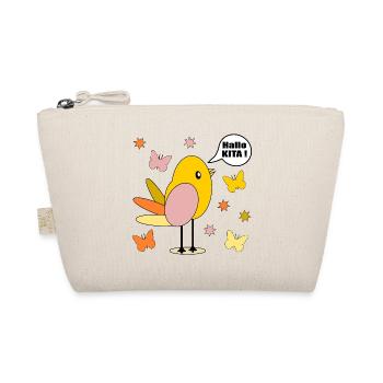 HALLO KITA KIND KINDERTAGESSTÄTTE VOGEL - Bio-Täschchen - Natur - Vorne