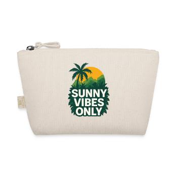 Sunny vibes with jungle motifs - Organic Pouch - nature - Front