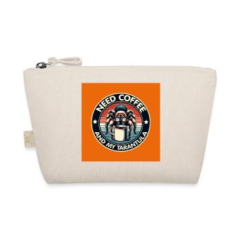 Just need coffee and my spider tarantula - Organic Pouch - nature - Front