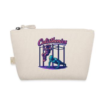 Calisthenics Astronaut Alien Pull-ups Gift - Organic Pouch - nature - Front