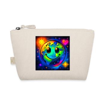 Coloured lucky earth in the neon universe - Organic Pouch - nature - Front