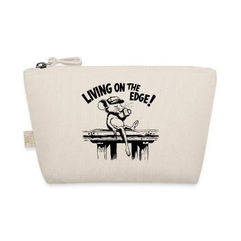 Little mouse Living on the edge - Organic Pouch - nature - Front