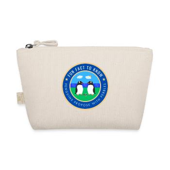 Penguins propose with pebbles - Organic Pouch - nature - Front