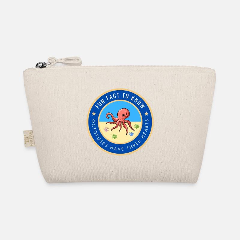 Octopuses have three hearts Organic Pouch
