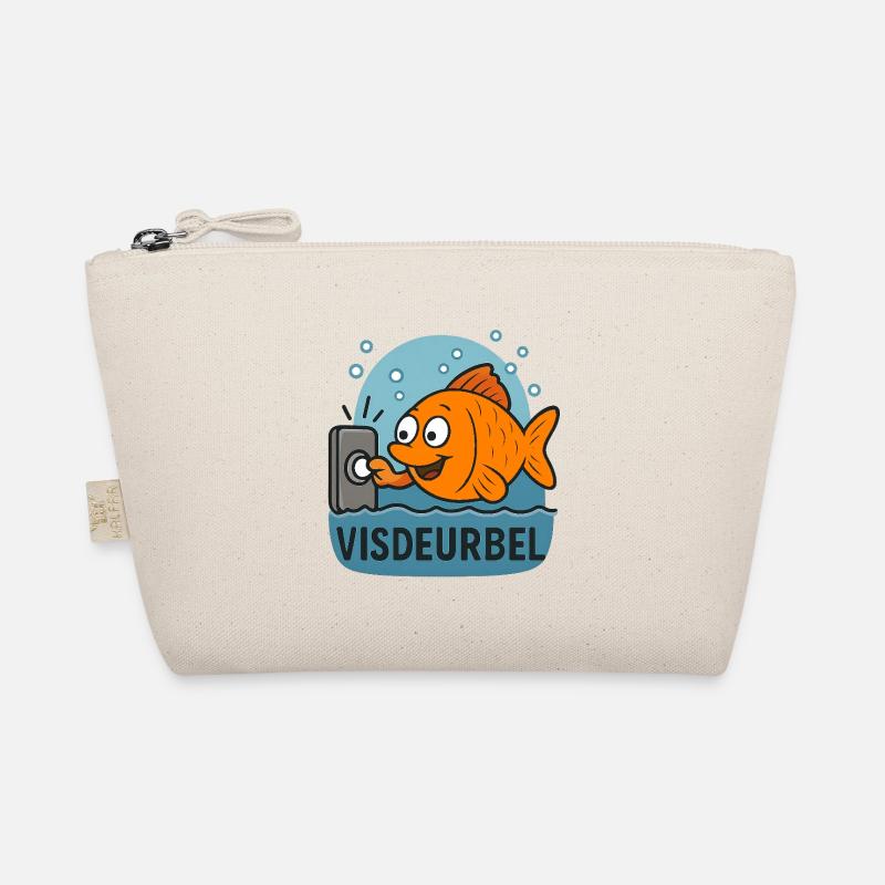 Pêche Fun Poisson Sonnette Dessin Animé Design Trousse biologique