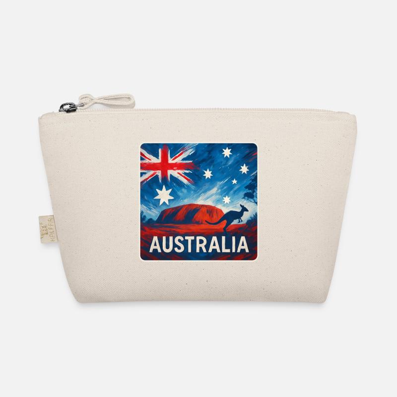 Australia Outback Design Organic Pouch