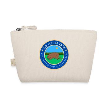 A wombat's poo is cube-shaped - Organic Pouch - nature - Front