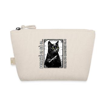 I know I and you are not a cat! - Organic Pouch - nature - Front