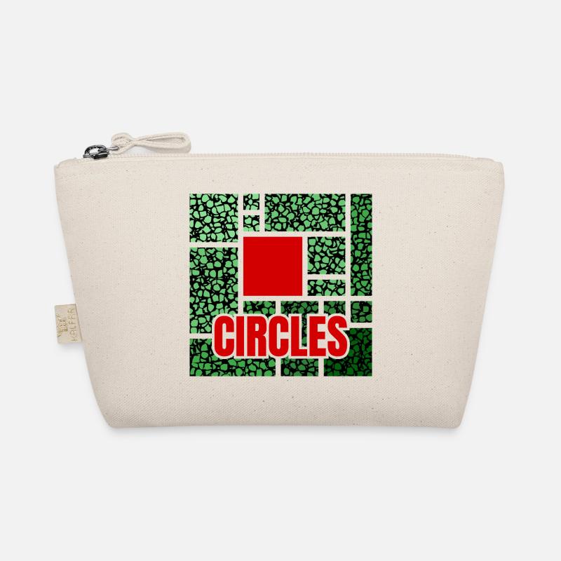 Green Spotted Abstraction Organic Pouch