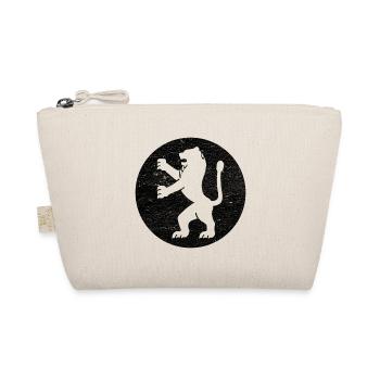 Lion de Juda dans cercle noir - Trousse biologique - nature - Devant