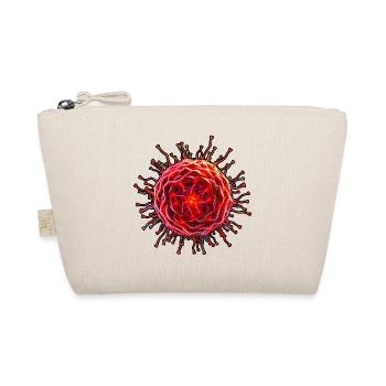 Cercle de fleurs néon rouges - Trousse biologique - nature - Devant