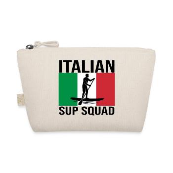 Italian SUP Crew Paddle Shirt - Organic Pouch - nature - Front
