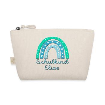 SCHULANFANG SCHULKIND ELIAS - Bio-Täschchen - Natur - Vorne