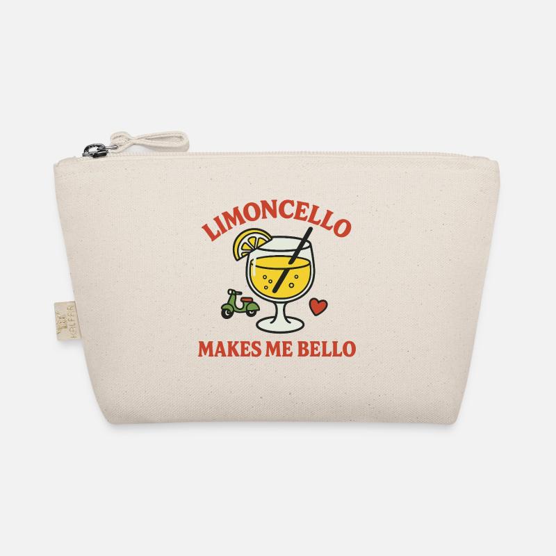 Limoncello Genuss Illustration Bio-Täschchen