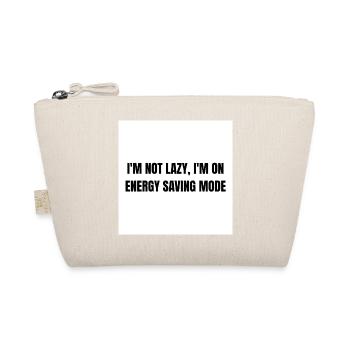 Energy-Saving Mode – Lazy Mode Activated - Organic Pouch - nature - Front