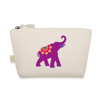 Yoga Meditation Mandala India Animal Love Namaste - Organic Pouch - nature - Front