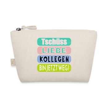 LETZTER ARBEITSTAG - ABSCHIED KOLLEGEN - Bio-Täschchen - Natur - Vorne