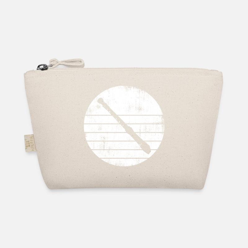 Flute Sketch Organic Pouch