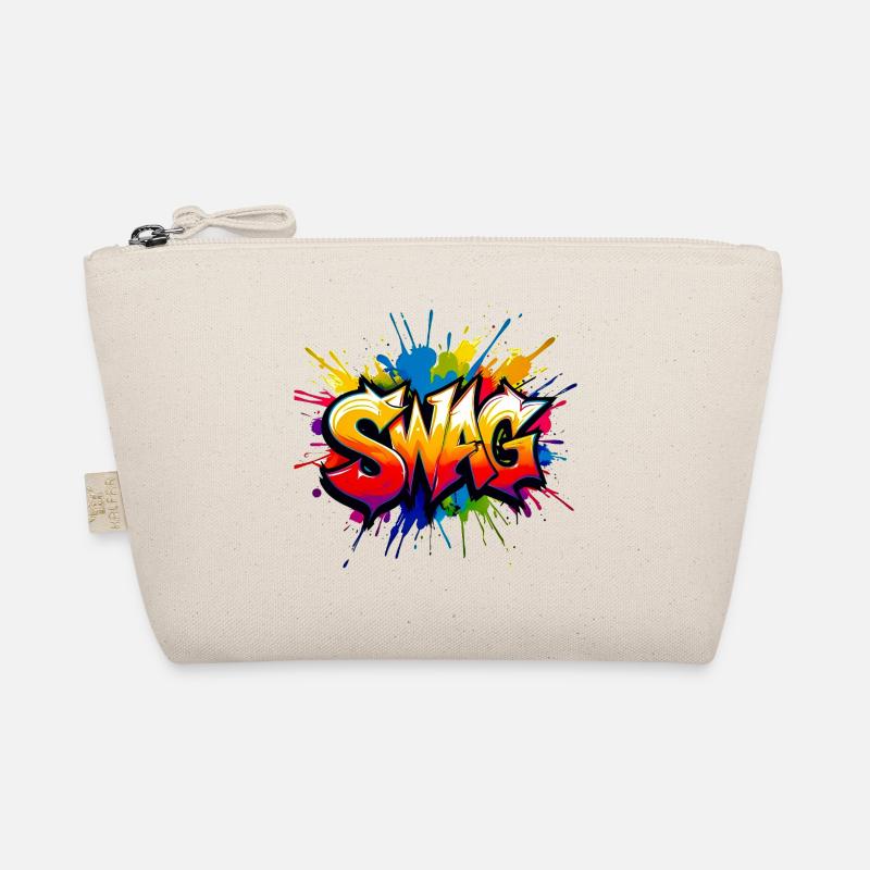 Expressive graffiti style with vibrant colors Organic Pouch