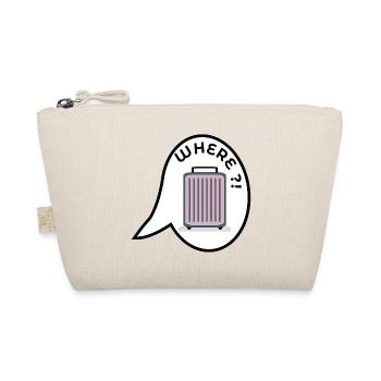WHERE SUITCASE HOLIDAY - Organic Pouch - nature - Front