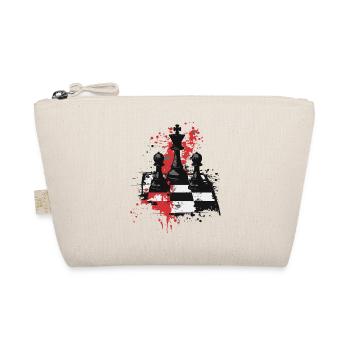 Chess pieces king and pawns - Organic Pouch - nature - Front