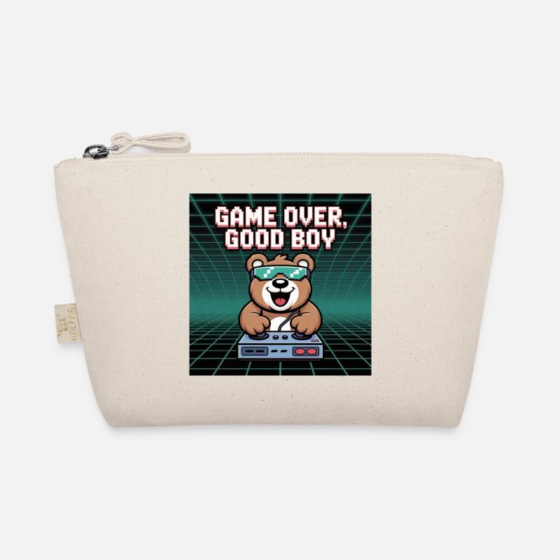 Retro Gaming Mignon DJ Bear Trousse biologique