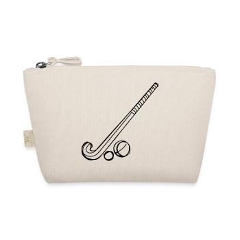Field hockey stick and ball - Organic Pouch - nature - Front