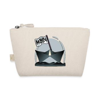 Papierschiff Papierboot MOIN - Bio-Täschchen - Natur - Vorne