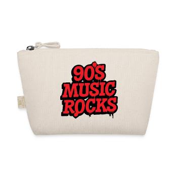 90's Music Rocks - Organic Pouch - nature - Front