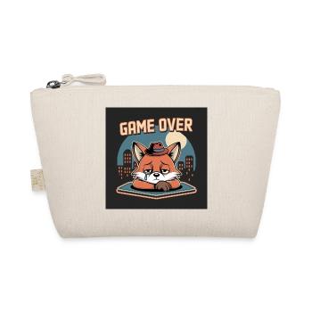 Klon mit Game Over und grauem Maskottchen - Bio-Täschchen - Natur - Vorne