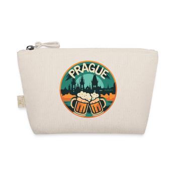 Prague Beer Skyline – République tchèque Souvenir Bachelorette - Trousse biologique - nature - Devant