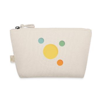 Sun Orbit Abstract Print Design - Organic Pouch - nature - Front