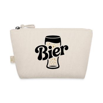 Bier - Lustiger Alkohol Logo - Bio-Täschchen - Natur - Vorne