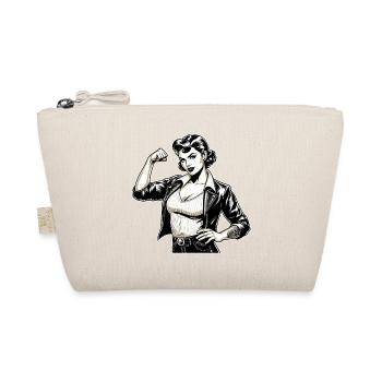 Femme Cool Forte Rockabilly Veste En Cuir Cadeau - Trousse biologique - nature - Devant