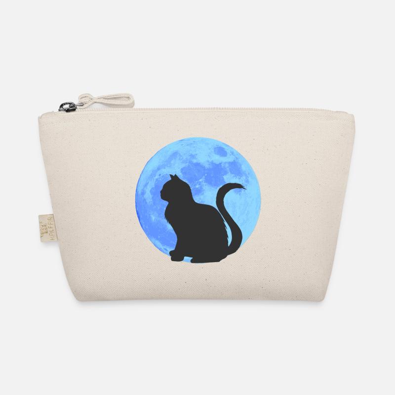 katzen, goth, monde - Bio-Täschchen - Natur