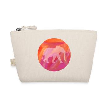 Yoga Méditation Cercle Peinture Eléphant Inde om - Trousse biologique - nature - Devant