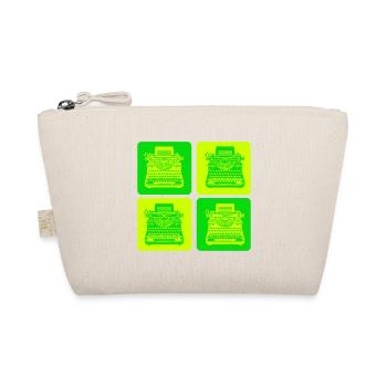 Typewriter Design - Organic Pouch - nature - Front