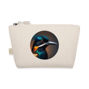 colibri, oiseau, illustration, coloré, paillettes, martin-pêcheur - Trousse biologique - nature - Devant